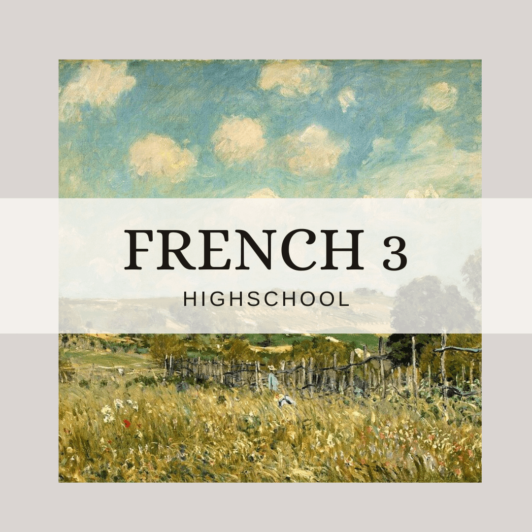 French 3 high school French course